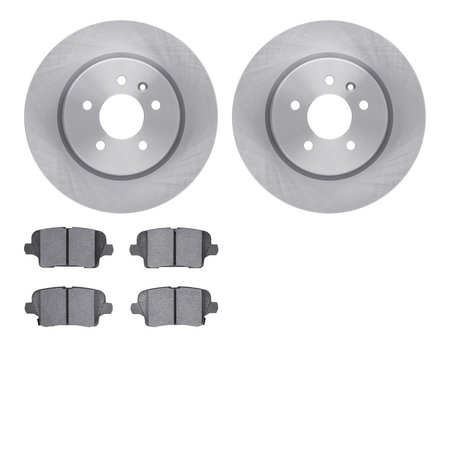 DYNAMIC FRICTION CO 6502-46252, Rotors with 5000 Advanced Brake Pads 6502-46252